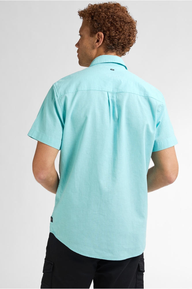 LINNEN OVERHEMD M 1050 SIS414 5180 AQUA